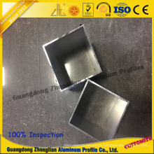 China Aluminium Manufacturs Supplies Stocked Aluminum Square Pipe